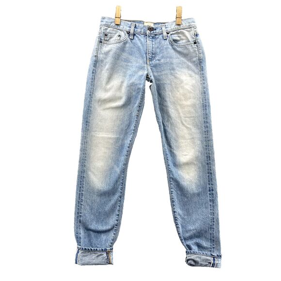 Simon Miller Selvedge Jean Mens 28x29* Washed Taper Barrel Leg Denim Made in USA - Picture 1 of 15